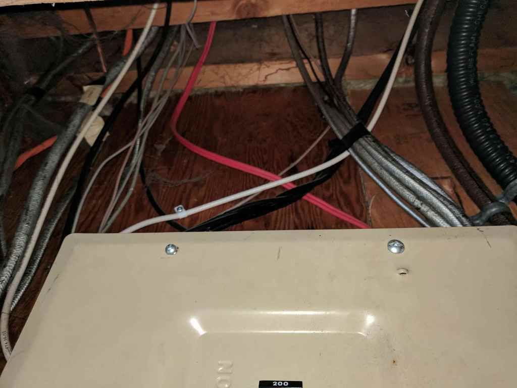 Is this 1960s fabric covered wiring safe? - Electrician Talk
